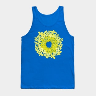 Floral pattern of small yellow flowers Tank Top